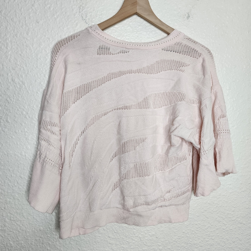 CAbi Shy Pullover Boxy Sweater #5631 Light Pink Women's Size Medium - Picture 3 of 6